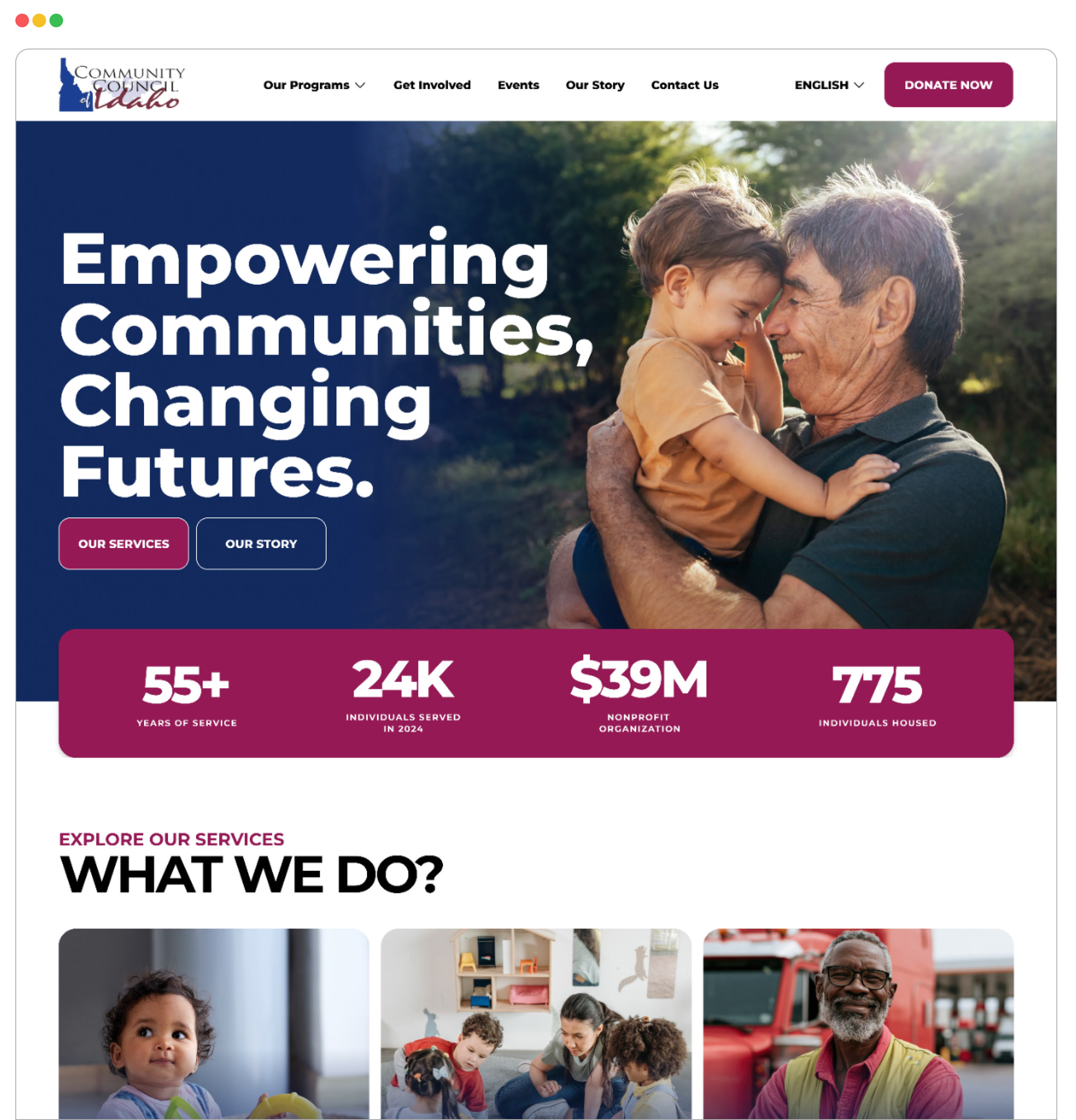 Community Council Idaho website